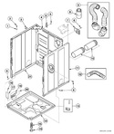 Diagram for Cabinet, Exhaust Duct And Base