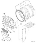 Diagram for Front Bulkhead, Air Duct And Felt Seal
