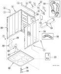 Diagram for Cabinet, Exhaust Duct And Base