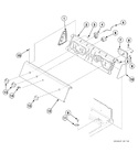 Diagram for Graphic Panel, Control Support Panel And Controls - Rear Control (drawing 1 Of 2)