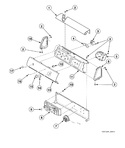 Diagram for Graphic Panel, Control Support Panel And Controls