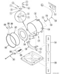 Diagram for Outer Tub, Front And Clamp Ring