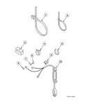 Diagram for Washer Lead-in Cord, Wire Ties And Clips