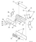 Diagram for Graphic Panel, Control Support Panel And Controls
