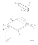Diagram for Cabinet Top And Hood Back Panel