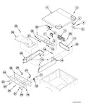 Diagram for Cabinet Top, Control Panel And Controls