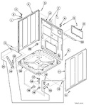 Diagram for Base, Side Panels And Rear Panel