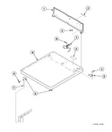 Diagram for Cabinet Top And Control Hood Rear Panel