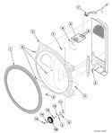 Diagram for Rear Bulkhead, Felt Seal, Cylinder Roller And Terminal Block