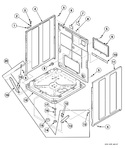 Diagram for Washer Base, Panels And Rear Panel