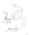 Diagram for Fill Hose, Mixing Valve-to-tub Cover Hose, Mixing valve and bracket - Models Aws48nw And Aws53nw