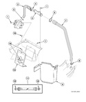 Diagram for Inlet Hose, Filler Hose, Back Flow Preventer And Mixing Valve Mounting Bracket (drawing 2 Of 2) (all Models Except Na2110 Starting Serial No. R1624440yk)