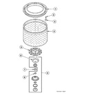 Diagram for Lint Filter, Washtub And Hub
