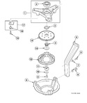 Diagram for Bearing Housing, Brake, Pulley And Pivot Dome