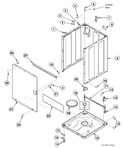 Diagram for Front Panel, Base Assembly And Cabinet Kit