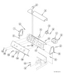 Diagram for Graphic Panel, Control Support Panel And Controls