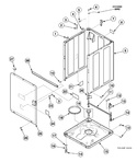 Diagram for Front Panel, Base Assembly And Cabinet Kit