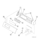 Diagram for Graphic Panel, Control Support Panel And Controls And Electronic