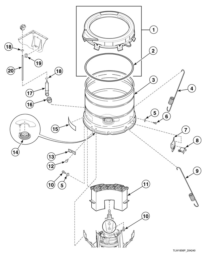 Diagram for AWN43RSN115TW01