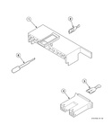 Diagram for Mixing Valve And Motor Connection Blocks, Terminals and extractor tool