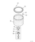 Diagram for Lint Filter, Washtub And Hub