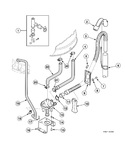 Diagram for Pump Assembly, Bracket, Hoses And Siphon Break Kit (drawing 2 of 2) (models Equipped With Plastic Drain Hose)